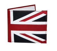K London Exclusive Union Jack Men's Wallet (White,Red,Blue) (651_white), White,Red & Blue
