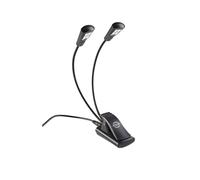 Konig & Meyer 12245 FlexLight Double-Armed Music Stand LED Lamp, with power supply