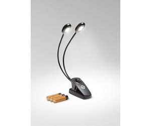 K&M 12271 Sheet Music Stand Light Twin Head Pro