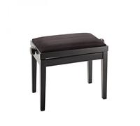 K&M 13900 Piano Bench Black Velvet Matte Black