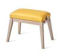 K&M 13942 Piano Bench White Ash and Yellow Vinyl