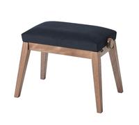 K&M 13945 Piano Bench Walnut and Black Velvet