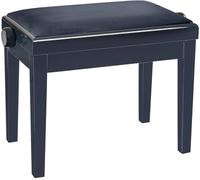 Konig & Meyer 13975 Piano bench high-gloss black, seat black velour