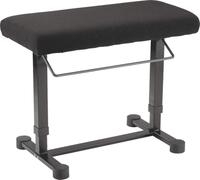 K&M 14081 Piano Bench Uplift Fabric cover, black - Piano Bench