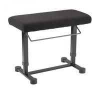 K&M 14081 Uplift Piano Bench Fabric Black