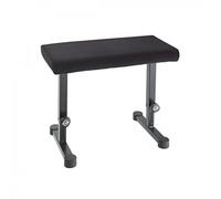 K&M 14086 Piano Bench Fabric Black