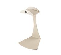 K&M 16075 Over Ear Headphone Table Tripod - Sand Beige Steel - with Rubber Pad and Slim Silhouette