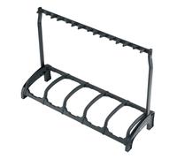 K&M 17515 Guardian 5 Rack Guitar Stand Black
