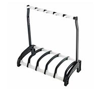 K&M 17525 Guardian 5 Rack Electric Guitar Stand Black/Translucent