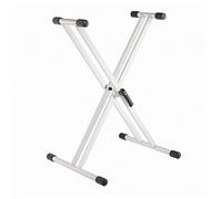 K&M 18993 Rick 20 X Frame Keyboard Stand White