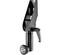 K&M 19610 Tripod Adapter Black Steel - For Mounting Screens and Speakers on Microphone Stands