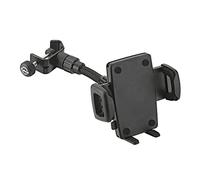 K&M 19747 Smartphone Holder Black Plastic 360° Rotatable Flexible Clamping Jaws for Tripod, Desk etc