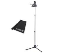 K&M 19775 Tablet PC Tripod Tablet Holder 10-16 Inch with Keepdrum Microfibre Cloth