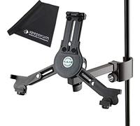 K&M 19791 Tablet Mount PC Tripod Holder + Keepdrum Microfibre Cloth
