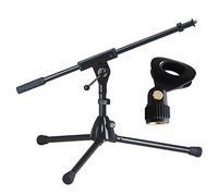 K&M 259/1 Microphone Stand Small Low Design + Keepdrum MH10 Microphone Clamp