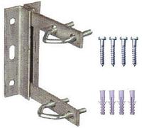 K M Electronics® Aerial TV WALL Mount Bracket 6" X 6" GALVANISED Including FIXINGS