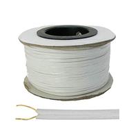 K M Electronics® Bell Wire Flat 2 Solid CORE Flexible DOORBELL INTERCOM Phone Cable 100M Drum