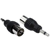 K M Electronics® Bose Type DAB VHF FM Radio Aerial Adaptor Connector 3.5MM MINI Jack Coax Socket