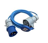 K M Electronics Caravan Motorhome Camp Site Heavy Duty 16A 240V Mains Hook Up Cable Lead (15M)