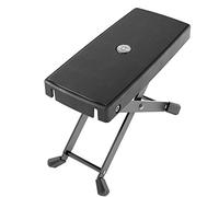 K&M König & Meyer Aluminium Footrest - 14640, Black, Adjustable Height