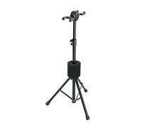 K&M König & Meyer Guitar Stand - 17620, Black, Metal, 2 Levels, Space-Saving, Sturdy, Portable, Adjustable, Universal