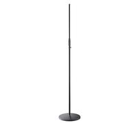 K&M Konig & Meyer Microphone Stand Large | Black Mic Stand for Studio, Stage or Rehearsal | Lightweight Boom Arm Stand Made of Steel | Mic Boom Arm Stand with 2 Piece Folding Design | 3.2kg