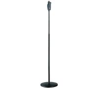 K & M One-Hand Mic Stand - Round Base