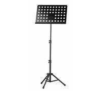 K&M 37885 Ruka Orchestra Music Stand with Carry Case Perforated Desk