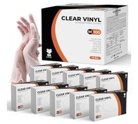 K-MART Clear Vinyl Gloves - 1000 Count - (L, 1000)
