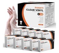 K-MART Clear Vinyl Gloves (Box of 1000) (XL, Pack of 1000)