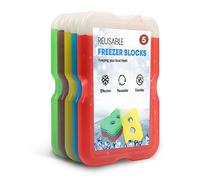 K-Mart Ice packs for cool box, Reusable Freezer Blocks for Lunch box, camping accessories fishing accessories, camping food - Simply Stays Frozen for Longer