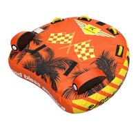 K-Musculo Towable Tubes Heavy Duty Water Tubes - 2 Person Flying Eagle II, Boat Tubes & Towables, EVA Foam Pads, Drainage, Super Safe Handle, Quick Connector (F-1021)