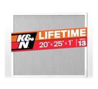 K&N 20X25X1 HVAC Furnace Air Filter, Lasts a Lifetime, Washable, Merv 13, the Last HVAC Filter You Will Ever Buy, Breathe Safely at Home or in the Office, HVC-13-12025