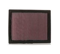 K&N 33-2337 Replacement Air Filter, Red