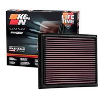 K&N Replacement air filter fits Lexus CT NX Mitsubishi Eclipse Toyota 1,8i 2,5