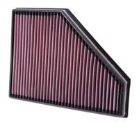 K&N Air Filter 33-2942 - High-Performance Washable Replacement for BMW 116D/118D/120D/123D 2007-2011