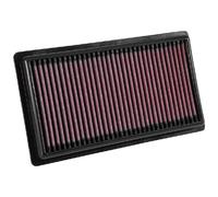 K&N Engineering Replacement Air Filter 33-3080 - High Flow, Washable & Reusable