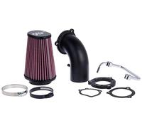 K&N 63-1126 Washable and Reusable Car Performance Intake Kit, Black