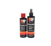 K&N Air Filter Cleaning Kit: Squeeze Bottle Filter Cleaner and Red Oil Kit; Restores Engine Air Filter Performance; Service Kit-99-5050