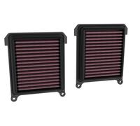 K&N HA-1120 Replacement Air Filter, Red