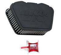 K&N Replacement air filter compatible with Yamaha XVS950/1300 V-Star 2007-2016 (YA-1307)