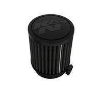 K&N Black Universal Dryflow Round Air Filter 64mm flange, 89mm outside diameter, 102mm height (RU-3125HBK)