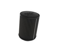 K&N Black Universal Dryflow Round Air Filter 76mm flange, 127mm outside diameter, 165mm height (RU-3128HBK)