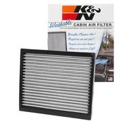 K&N Cabin Air Filter VF2037 - Washable and Reusable with Exceptional Airflow