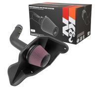 K&N Cold Air Intake Kit: High Performance, Guaranteed to Increase Horsepower: 50-State Legal: 2015-2017 FORD (Mustang)57-2594
