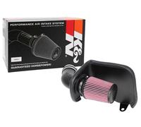 K&N Cold Air Intake Kit: High Performance, Guaranteed to Increase Horsepower: Fits 2019-2020 JEEP Cherokee, 63-1585