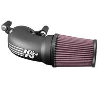 K&N Cold Air Intake Kit: High Performance, Guaranteed to Increase Horsepower: 2008-2017 HARLEY DAVIDSON (Softail, Heritage, Fat Boy, Breakout, Road King, Street Glide, other select models)57-1134