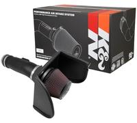 K&N Cold Air Intake Kit: High Performance, Increase Horsepower: Compatible with 2017-2021 Nissan Titan, 5.6L V8, 63-6019