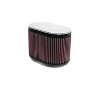K&N Dual Flng Oval Universal Filter: High Performance, Premium, Washable, Replacement Engine Filter: Flange Diameter: 2.375 In, Filter Height: 6.25 In, Flange Length: 0.625 In, Shape: Oval, RD-5000