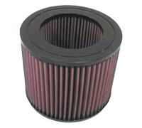 K&N E-2440 Washable and Reusable Car Replacement Air Filter, Red